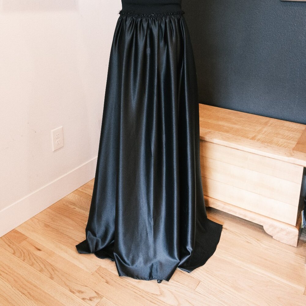 Ripley Rader Size 3 Black Satin Ashley Dress - Picture 4 of 11